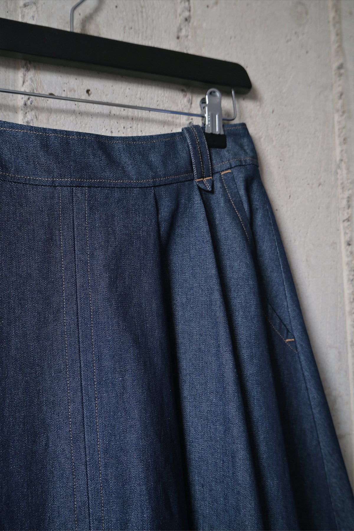The Ensemble Skirt in Japanese Denim