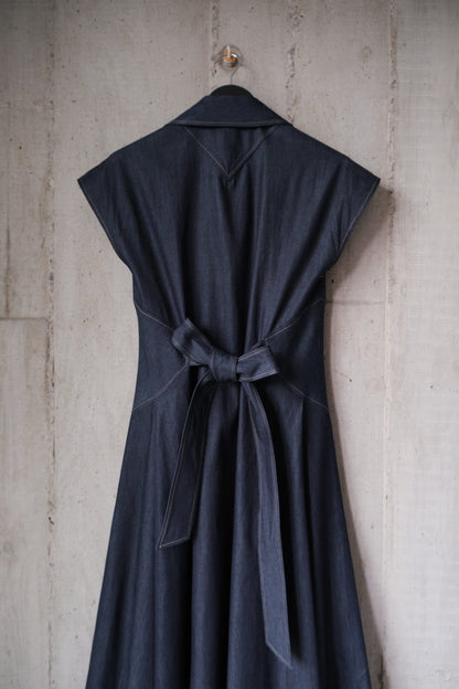 The Curator Dress in Japanese Cotton Denim