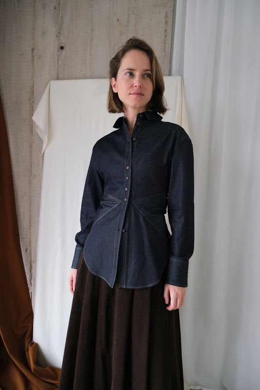 The Gentlewoman Shirt in Japanese Cotton Denim