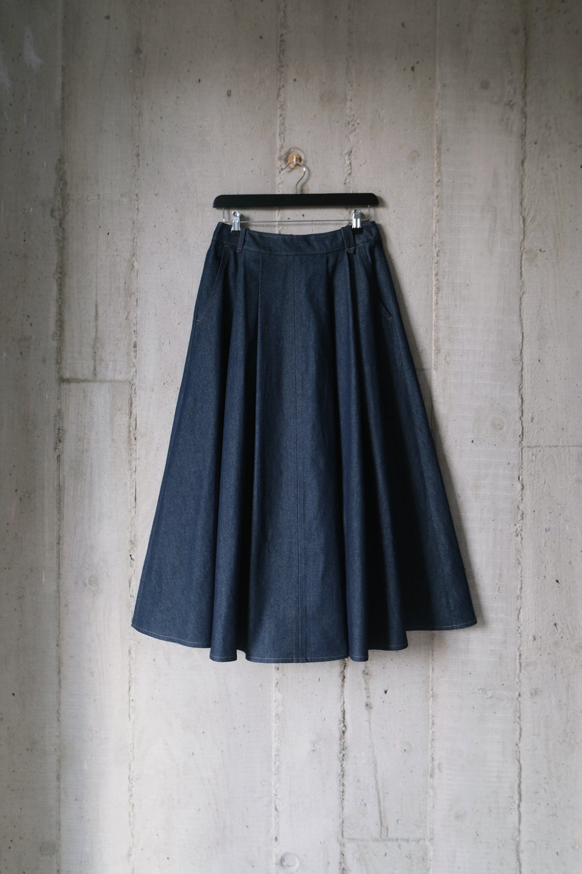 The Ensemble Skirt in Japanese Denim