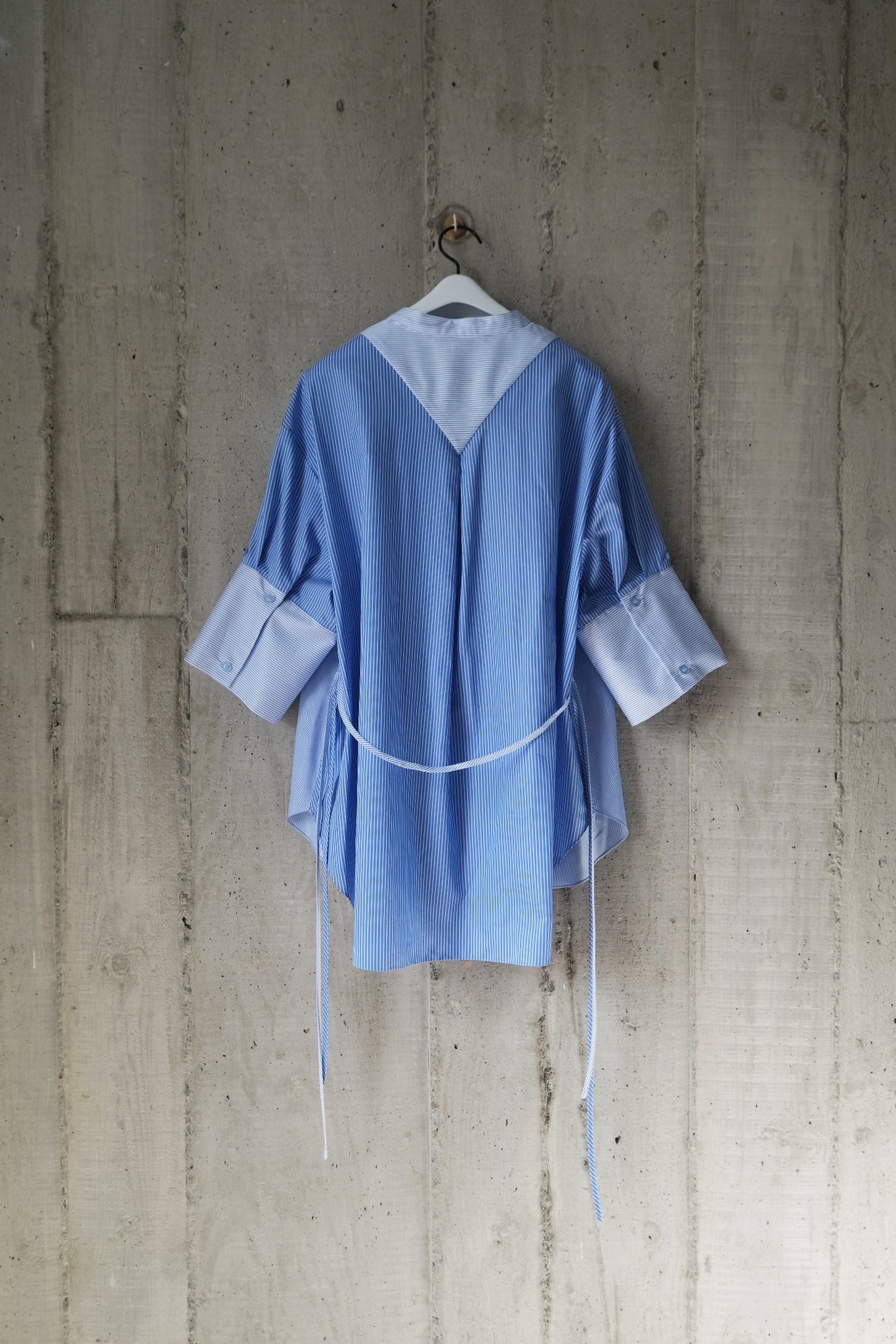 The Theorist Shirt in Light Blue Combo Stripes