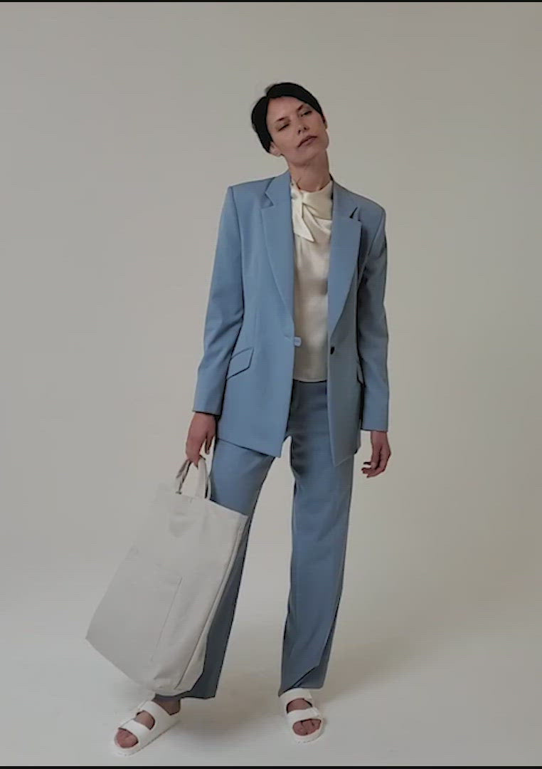 Pre Order Signature Blazer in Wool Stretch Suiting